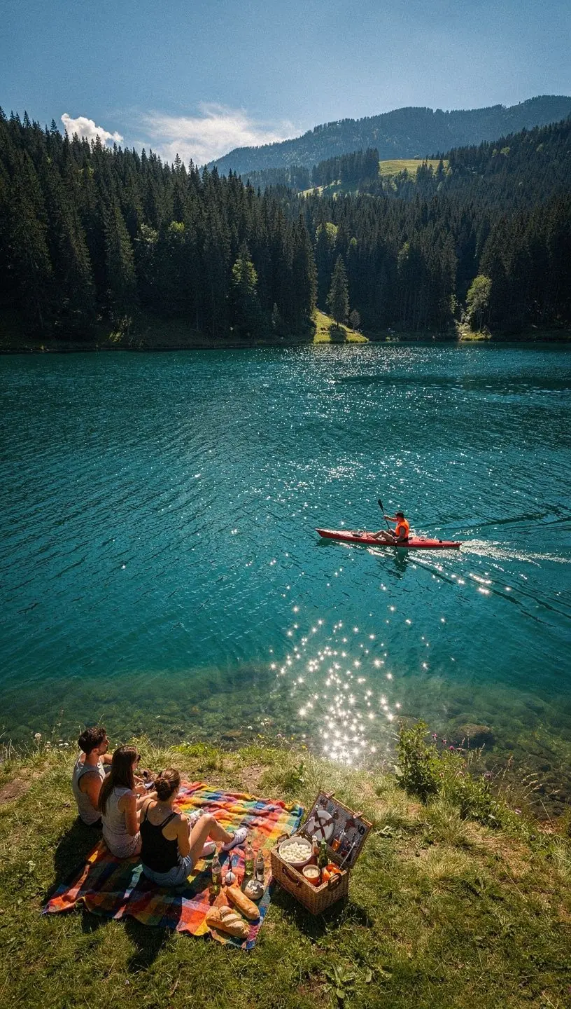 Turistická trasa vedúca cez rozkvitnuté lúky a husté ihličnaté lesy.